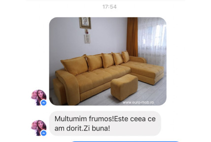 Monza canapea 3 locuri cu insula